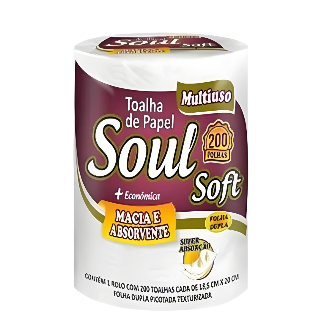 Toalla Cocina Soul Soft 200 Paños x 1U
