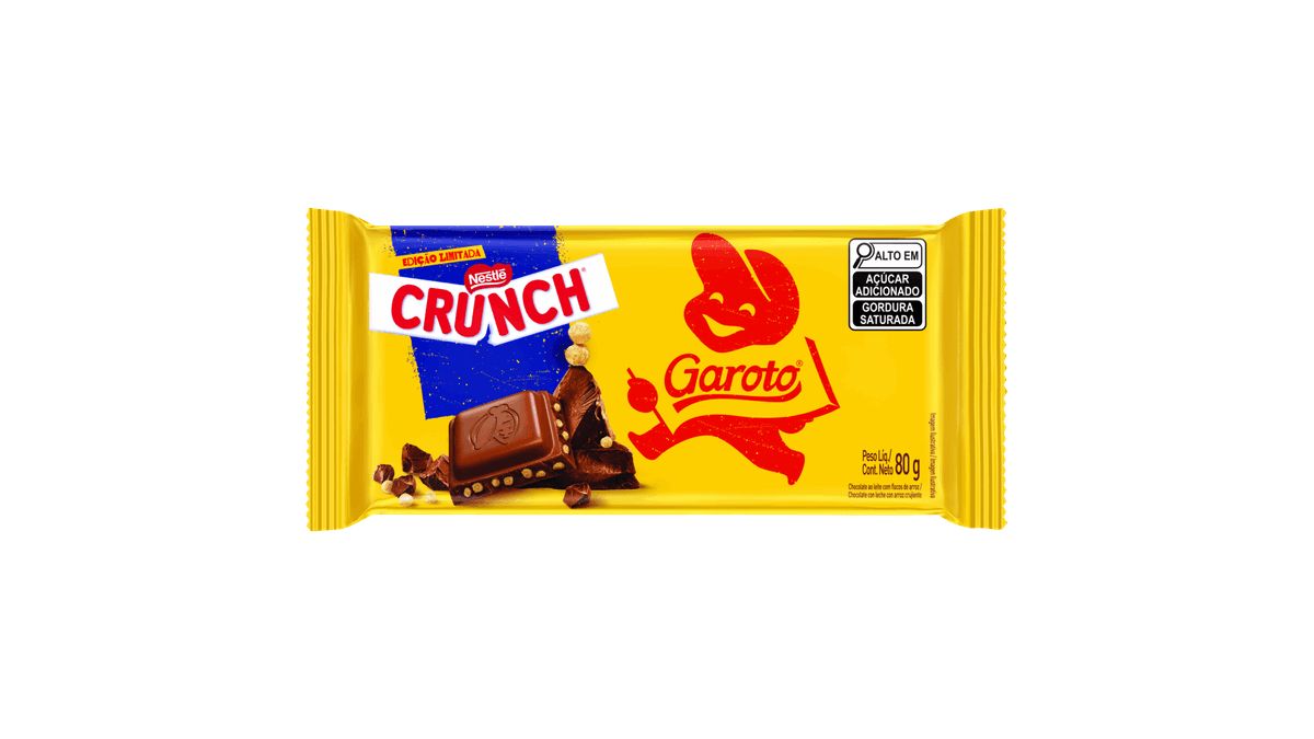 Chocolate Garoto Crunch 80g