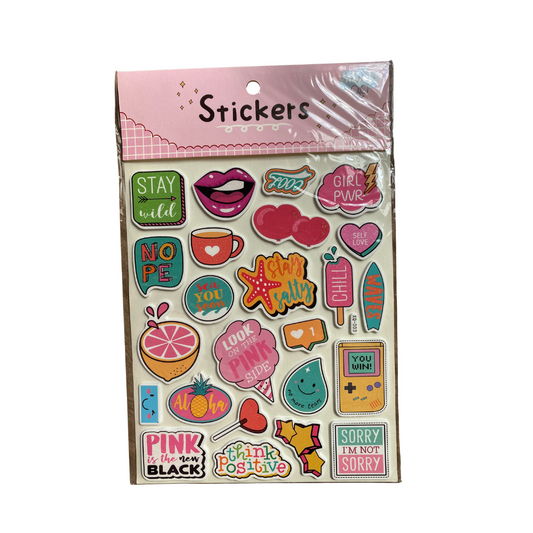 Pegatina relieve diseño variado