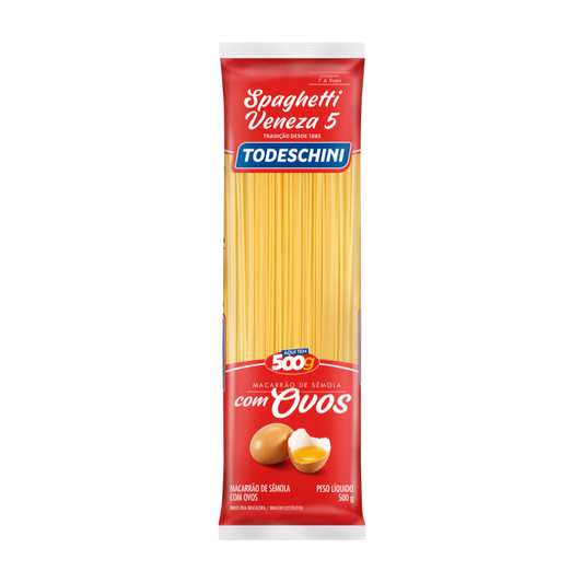 Fideos al Huevo Todeschini 500gr Spaguetti n°5