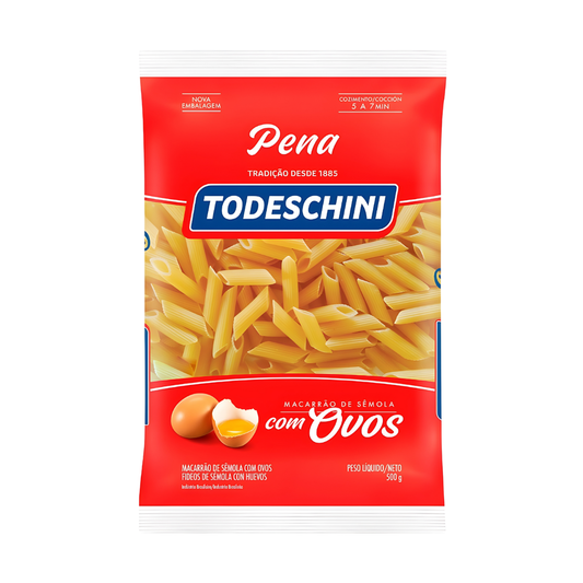 Fideos al Huevo Todeschini 500gr Penne