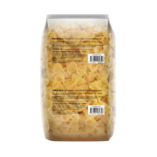 Fideos Línea Blanca Las Acacias 400gr Moña