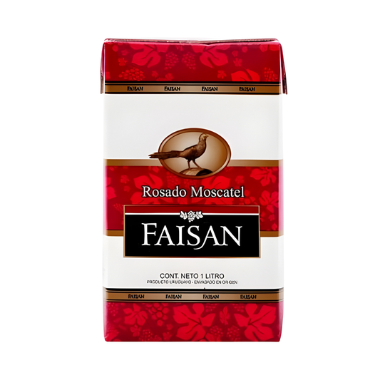 Vino Faisan Tetra Rosado Moscatel 1Lt