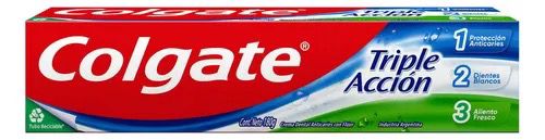 Pasta de Dientes Colgate Triple Acción 180gr