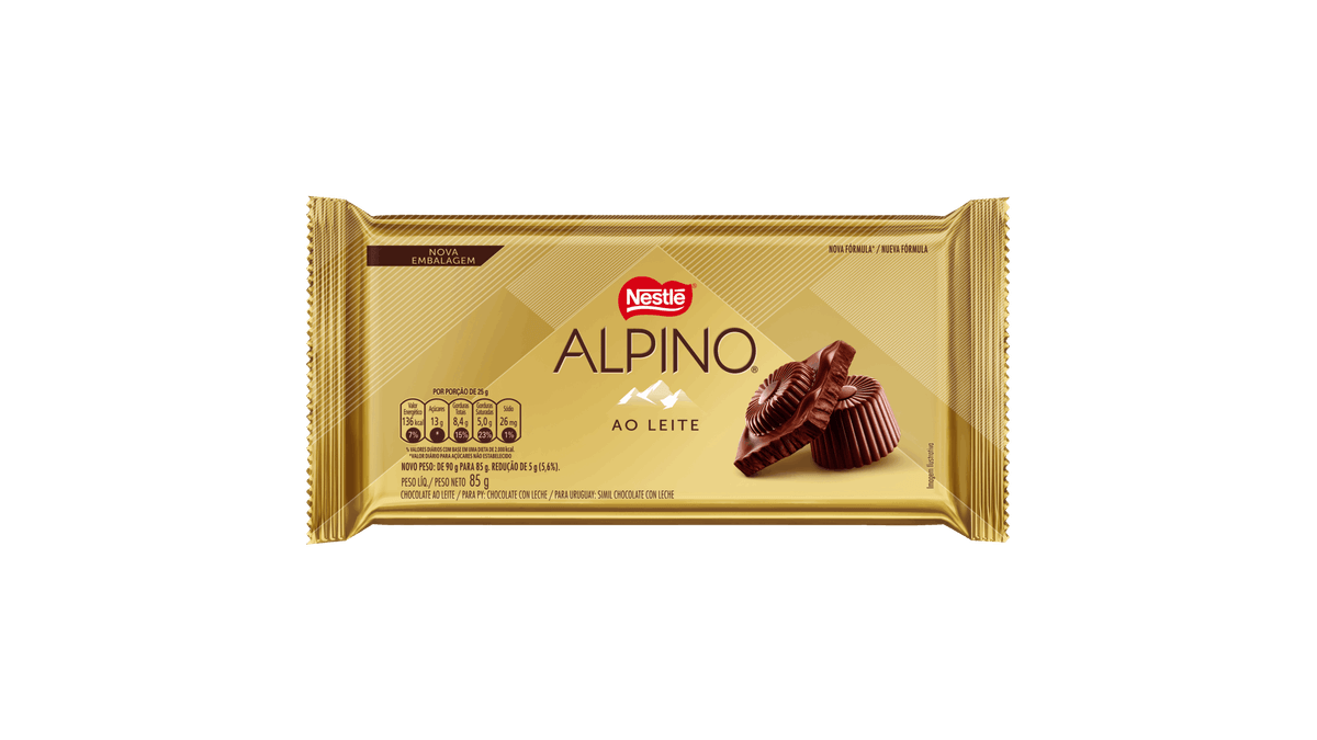 Tableta Chocolate Nestlé Alpino 85gr
