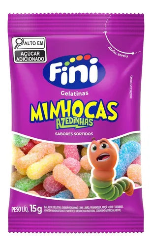 Fini Gomita Gusanos Ácidos 15gr