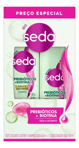 Kit Sh+Ac Sedal Probiótico y Biotina 300ml+190ml