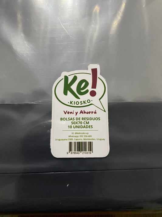 Bolsas de residuos Ke! Kiosko 50x70cm pack 10und