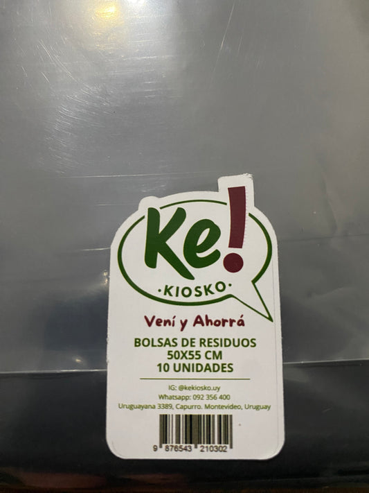 Bolsas de residuos Ke! Kiosko 50x55cm pack 10und