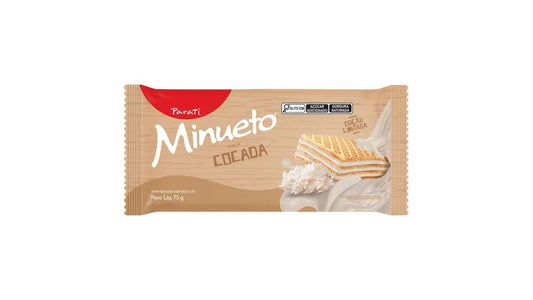 Wafer Parati Minueto Cocada 73g
