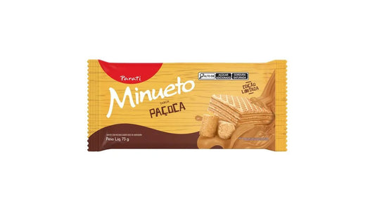 Wafer Parati Minueto Dulce de Maní 73g