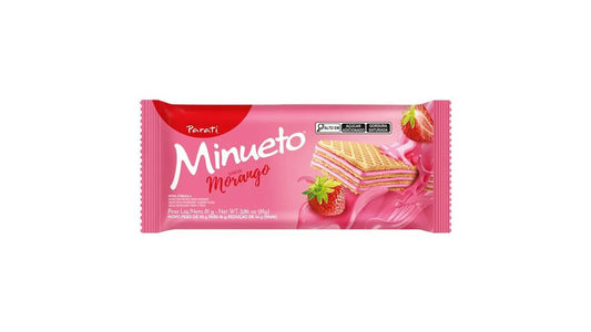 Wafer Parati Minueto Frutilla 81g